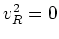 $v_{R}^{2}=0$