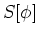 $S[\phi]$