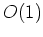 $O(1)$