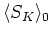 $\langle S_{K}\rangle_0$