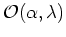 ${\cal O}(\alpha,\lambda)$