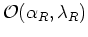${\cal O}(\alpha_{R},\lambda_{R})$