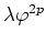 $\lambda\varphi^{2p}$
