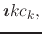 $\displaystyle \mbox{\boldmath$\imath$}k
c_{k},$