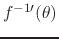 $f^{-1\prime}(\theta)$