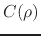 $C(\rho)$
