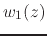 $w_{1}(z)$