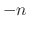 $-n$