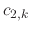 $c_{2,k}$
