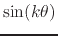 $\sin(k\theta)$