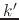 $k'$