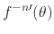 $\displaystyle f^{-n\prime}(\theta)$
