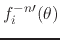 $f_{i}^{-n\prime}(\theta)$