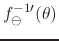 $\displaystyle f_{\ominus}^{-1\prime}(\theta)$