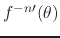 $f^{-n\prime}(\theta)$