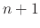 $n+1$