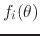 $f_{i}(\theta)$