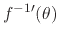 $\displaystyle f^{-1\prime}(\theta)$