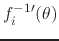 $\displaystyle f_{i}^{-1\prime}(\theta)$