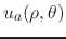 $u_{a}(\rho,\theta)$