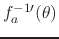 $f_{a}^{-1\prime}(\theta)$