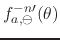 $f_{a,\ominus}^{-n\prime}(\theta)$