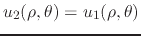 $u_{2}(\rho,\theta)=u_{1}(\rho,\theta)$