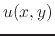 $u(x,y)$