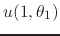 $u(1,\theta_{1})$