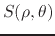 $S(\rho,\theta)$
