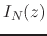 $\displaystyle I_{N}(z)$