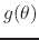 $g(\theta)$