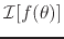 ${\cal I}[f(\theta)]$