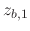 $z_{b,1}$