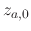 $z_{a,0}$
