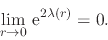 \begin{displaymath}
\lim_{r\to 0}
\,{\rm e}^{2\lambda(r)}
=
0.
\end{displaymath}