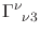 $\Gamma^{\nu}_{\;\;\nu 3}$