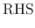 $\displaystyle {\rm RHS}$