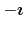 $-\mbox{\boldmath$\imath$}$