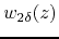 $w_{2\delta}(z)$