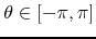$\theta\in[-\pi,\pi]$