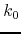 $k_{0}$