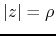 $\vert z\vert=\rho$