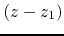 $(z-z_{1})$
