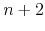 $n+2$