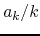 $a_{k}/k$