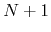 $N+1$