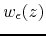$w_{\epsilon }(z)$