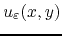 $u_{\varepsilon}(x,y)$