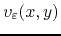$v_{\varepsilon}(x,y)$